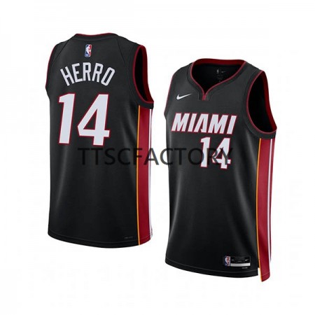 Miami Heat Tyler Herro 14 Nike 2022-23 Icon Edition Musta Miesten Pelipaidat Swingman